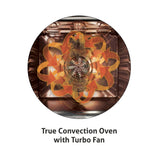 Built-in Oven 78L with Motorised Rotisserie Turbo Fan Multi-function (BO-660MRTBL)