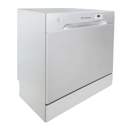 Faber FFSD 6PR 8S Ace White 6 Washing Program 8 Place Capacity White Finish Built-in Dishwasher 