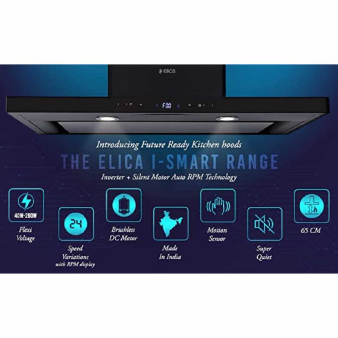 ELICA ISMART SPOT H6 EDS LTW 90 NERO