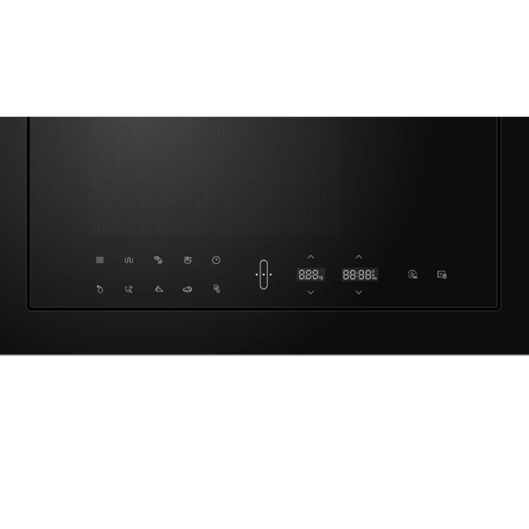 Hafele Diamond Neo 28 39 Cm 28L Black Touch Control Flat Bed Cavity 8-Auto Cook Options Microwave with Grill Built-In Microwave 538.31.390