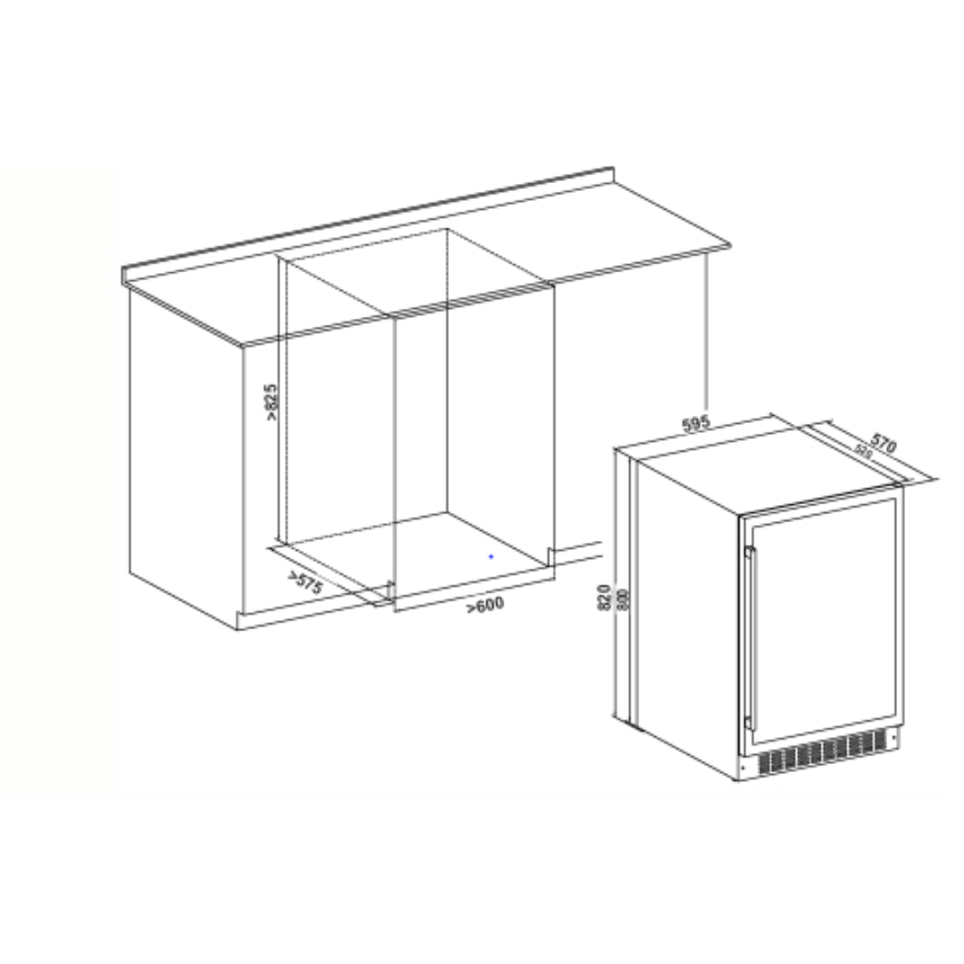 Elica EWC 145 S Wine Coolers
