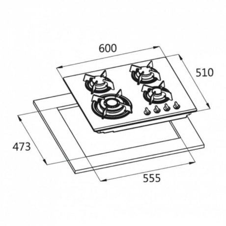 Hafele Built-In Hob Spree G01