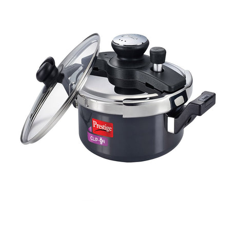 Prestige Clip On Hard Anodised Pressure Cooker 5 Litre