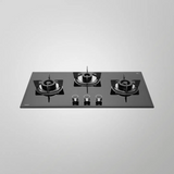 KAFF FBB 783 3 Full Brass Burner Hob With Two Triple Ring Burner And One Dual Ring Burner | Built In Hobs