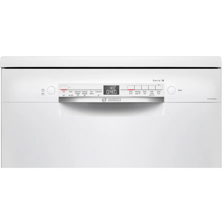 BOSCH SMS6ITW00I Series 6 Free Standing Dishwasher 60 cm White