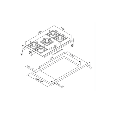 Blaupunkt By Hettich 5GH 85BB590