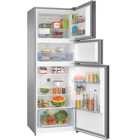 Bosch CMC36K05NI Series 4 free-standing fridge-freezer with freezer at top 187 x 67 cm Glass
