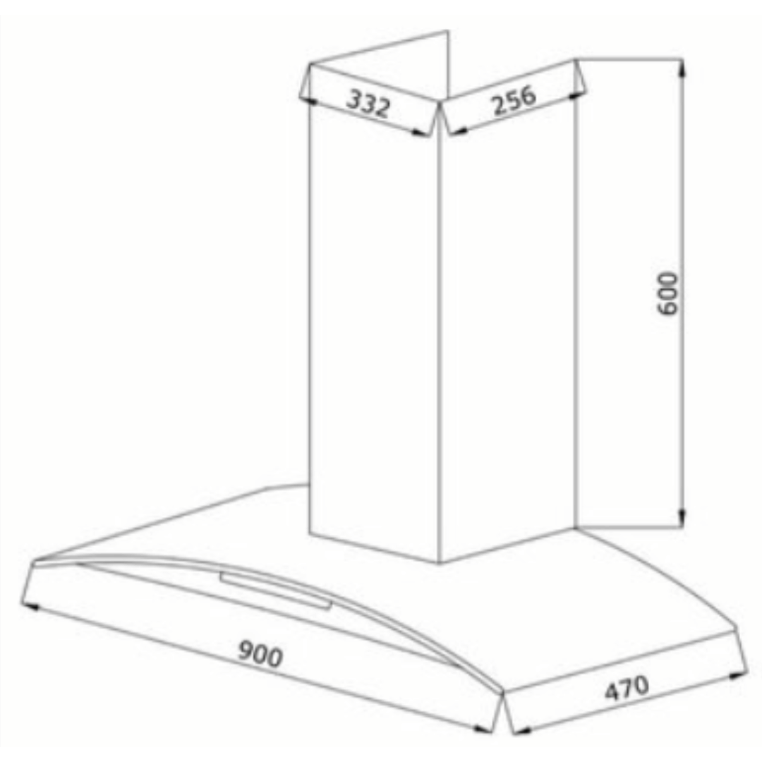 Elica GLACE ETB PLUS LTW 903 PB LED