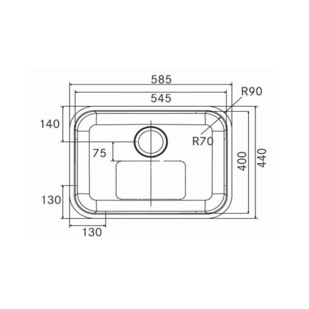 Franke RSX 210-55 Sink 127.0544.091