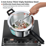 Hawkins Tri-Ply Stainless Steel 2.5 Pressure Cooker (HSST25)