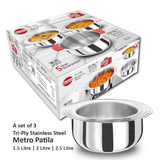 Hawkins Kitchen 2023 Triply Stainless Steel Patila Gift Pack (23SGP)