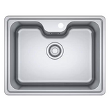 Franke Stainless Steel BCX 610-61 (ACCESSORIES NOT INCLUDED) (610x480/24x18) 1mm EUROPEAN SATIN FINISH Single Bowl Sink 101.0489.050