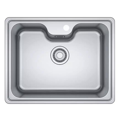 Franke Stainless Steel BCX 610-61 (ACCESSORIES NOT INCLUDED) (610x480/24x18) 1mm EUROPEAN SATIN FINISH Single Bowl Sink 101.0489.050