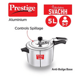 Prestige 5L Nakshtra Svachh Aluminium Spillage Control Pressure Cooker (10731)