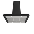 Faber Janus Isola BK 90cm  Hood Chimney with Baffle filter, Dual touch Control Ceiling Mount Black Glass Finish Manual Clean Function 1000m3/hr Suction