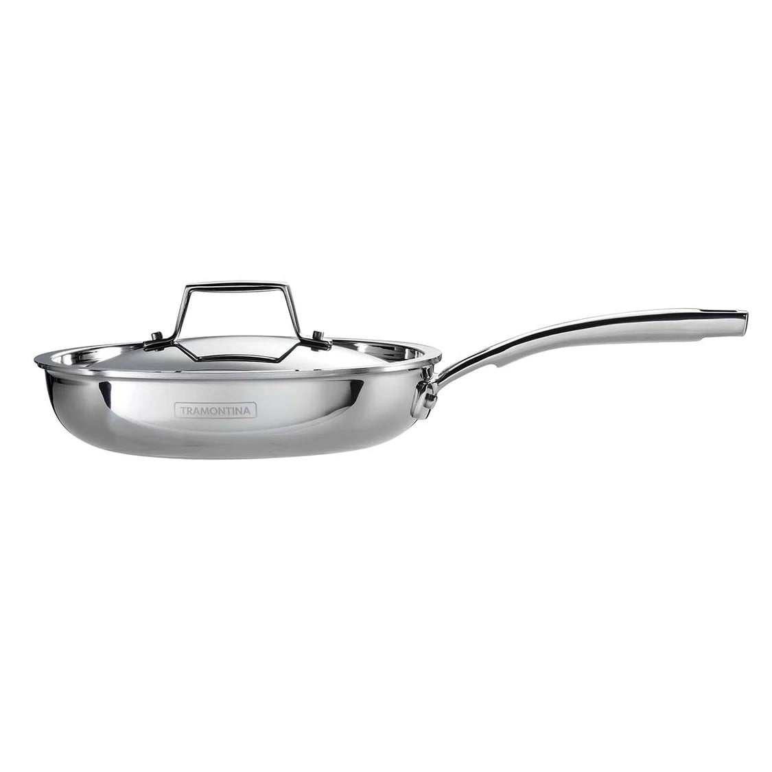 Tramontina Aeion 24cm Triply Fry Pan with SS Lid