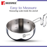 Bergner BE Essentials Tri-Ply Stainless Steel Tadka Pan - Induction Bottom BGIN-6285