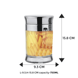 JVL Stainless Steel Fusion Option Canister 750ml (Foc-2)