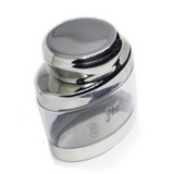 JVL Stainless Steel Air Tight Oval Canister 350ml (OVC-4)
