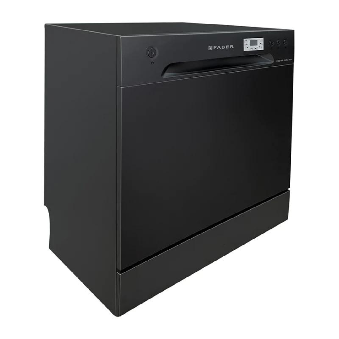 Faber FFSD 6PR 8S Ace Black 6 Washing Program 8 Place Capacity  Black Finish Built-in Dishwasher 