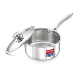 Prestige Tri Ply Sauce Pan With Lid (180 mm)