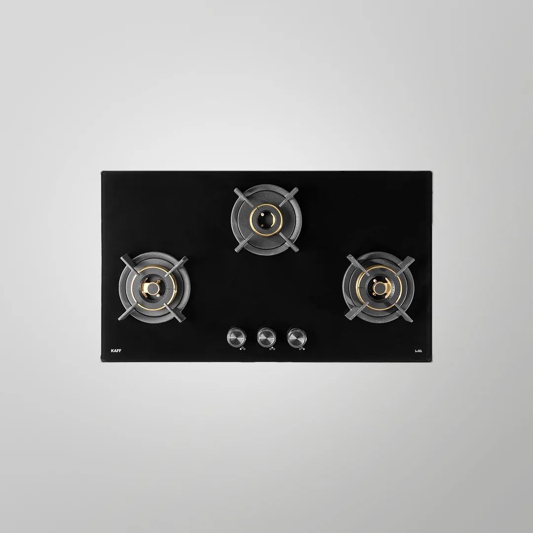 KAFF INF 783 3 Full Brass High Efficiency Burners With Full FFD Flame Failure Device  Built In Hobs