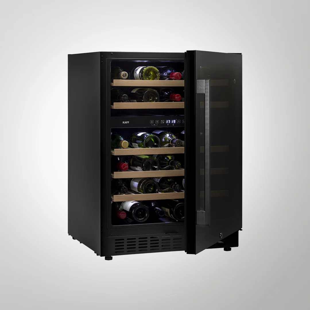 KAFF WC135 DZ Dual Zone Wine Cooler Capacity  46 Bottles Approx.