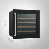 KAFF  WC92 BI | Built In Wine Cooler | Capacity 36 Bottles Approx