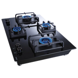 FLEXI DFS PRO AB 4B 91 DX Toughened Glass, Auto Ignition Fully Sealed 4 Burners