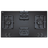 FLEXI DFS PRO AB 4B 91 DX Toughened Glass, Auto Ignition Fully Sealed 4 Burners