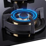 DFS FB MFC 4B 90 R Built-In Hob with 4 Full Brass Burners and Auto Electric Ignition