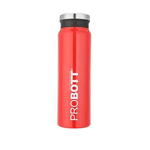 PROBOTT Thermosteel Vacuum Flask Hot & Cold Water Bottle with Carry Bag 750ml -Blood Red PB 750-11