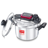 Prestige FLIP-ON TRI-PLY STAINLESS STEEL PRESSURE COOKER 3 L 180m WITH GLASS LID