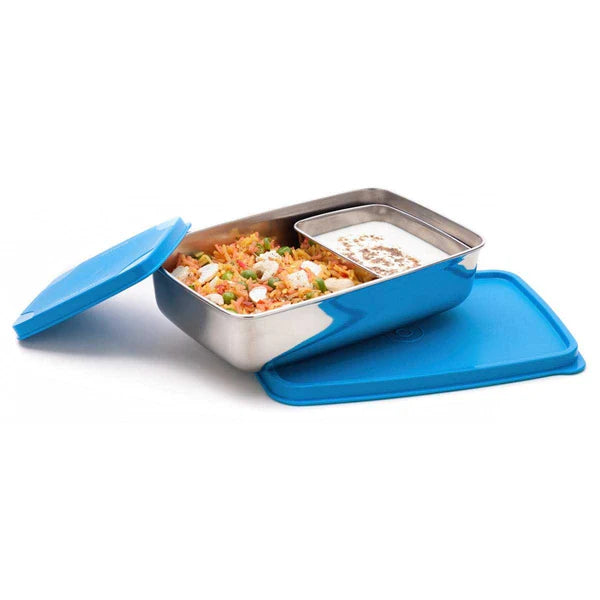 SignoraWare Compact Steel Lunch Box (Small) Available in Red, Blue, Violet, English Green, English Purple