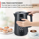 Digi Kettle 2.0 Litre with 4 Preset Modes| Live Temperature Display| Elegant Cool Touch Design| Auto-Cut Off and Dry Heat Protection| 360 Degree Swivel Base