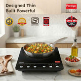 Sleeq 2300W Induction Cooktop with 7 Preset Indian Menus, 4kV Surge Protection & Soft Touch Controls