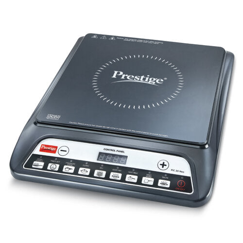 PIC 20 NEO Induction Cooktop 1600W | Indian Menu Options | Automatic Voltage Regulator | Timer with User Pre-Set | Anti-Magnetic Wall