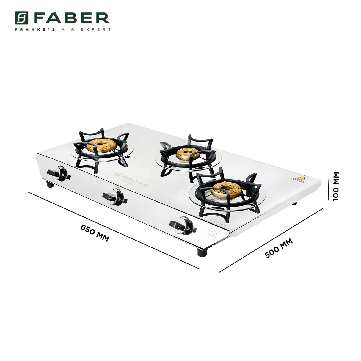 COOKTOP HILUX MAX 3BB SS