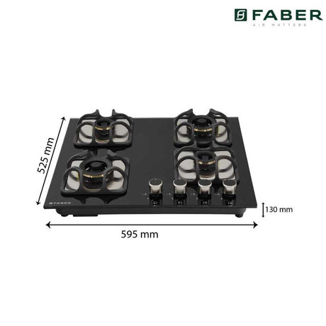 FABER Hob Imperia Plus 604 BRB CI BK