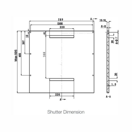 Hafele SERENE SI02 Stainless Steel Finish 14 Place Settings 6 Wash Programs Semi Integrated Dishwasher 539.20.540