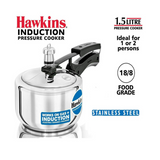 HAWKINS 1.5 LITRE STAINLESS STEEL CONTURA PRESSURE COOKER : SSC15 