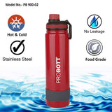 Probott SS Double Wall Vacuum Flask Bang Water Bottle 900ml