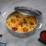 Tramontina Aeion 20cm Triply Casserole with SS Lid
