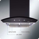 
ELICA 60 CM BFCG PLUS LTW 600 HAC MS NERO AUTO CLEAN CHIMNEY
