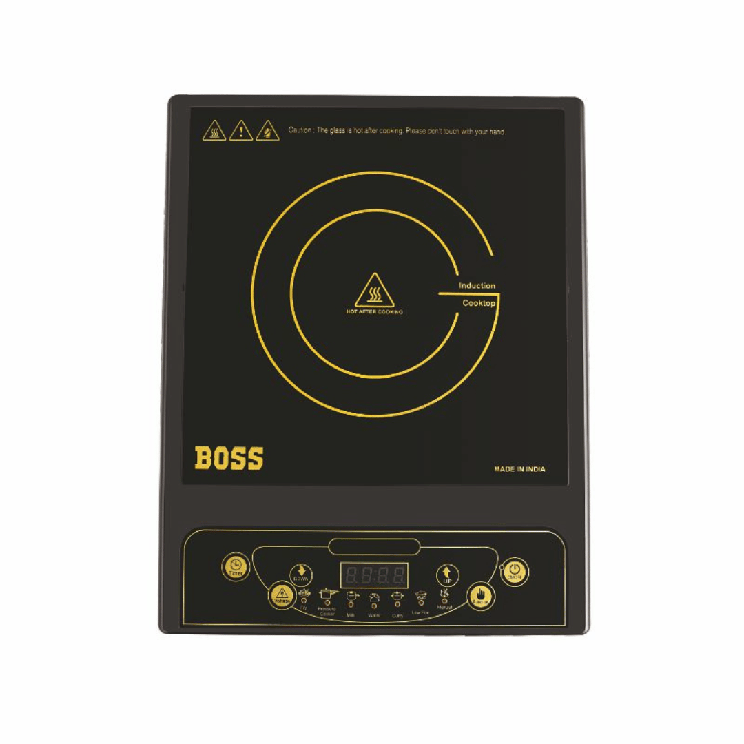 Boss Chefmax 1600 Watts Induction Cooktop With Preset Menu Options (B535)
