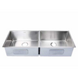 Franke BXX 220/120-54-54 EUROPEAN SATIN FINISH (1140x450/45x18) Stainless Steel 1mm European Satin Finish Hand Made Double Bowl Sink 127.0516.117 
