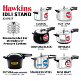 Hawkins Idli Stand - 12 Idlis, For 5 Litre and bigger Pressure Cooker, ID12L