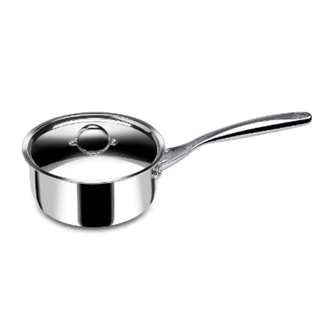 Stahl 2.9 L Stainless Steel Tea Pan, Triply Saucepan with Lid, 20 cm 4220