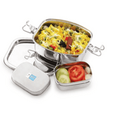 JVL Stainless Steel Elite Leakproof Lunch Box With Small Container 500ml (ELP-1C)

