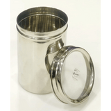 JVL Stainless Steel 750ml Vintage Clear Air Tight Canister With See Through Lid (VCC -2) 
